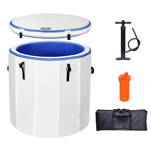 Inflatable Ice <b>Bath</b> Bucket 150*80*65 PVC <b>Foldable</b> Portable For Sports Rehabilitation Adult Use - Product Image 2