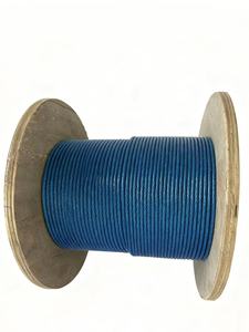 Câble métallique 1x19 2 mm résistant aux intempéries et à la corrosion, recouvert de plastique, avec service de cintrage pour usage marin et extérieur - Product Image 4