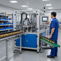 Mesin Perakitan Katup Solenoid Otomatis Penuh Efisiensi Tinggi QFW dengan Kontrol PLC Lini Perakitan