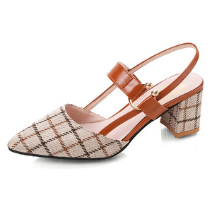 <span class=keywords><strong>Sandali</strong></span> da donna estivi 2026 nuovi, stile europeo americano, <span class=keywords><strong>con</strong></span> punta a punta, fibbia, modello gladiatore, <span class=keywords><strong>tacco</strong></span> <span class=keywords><strong>alto</strong></span>, beige/nero - Product Image 5