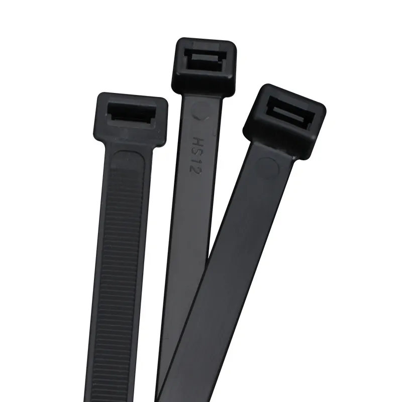 Personalizar 8*350mm precio bajo blanco negro Color Zip lazos correas de alambre envolturas autoblocante Nylon 66 bridas de plástico