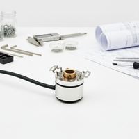 Encodeur industriel Quick-Mount RZ40T, protection contre les chocs à double aile, verrouillage à clic sans outil, IP55