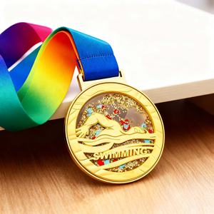 Medalla Deportiva de Metal Personalizada por el Fabricante, Medalla de Oro, Plata y Bronce para Natación, Maratón, Ciclismo, Atletismo - Product Image 3