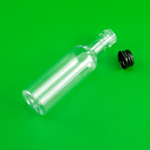 Pet chai rượu vang 25ml nhựa hình dạng chai với nắp trong suốt để đóng gói nước trái cây sữa Soda cà phê nước lỏng dầu - Product Image 4