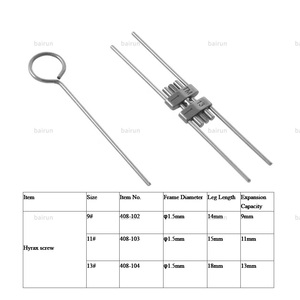 Thép không gỉ 3 cách, mở rộng chỉnh nha mở rộng vít nha khoa chỉnh nha vòm miệng mở rộng hyrax mở rộng vít/ - Product Image 2