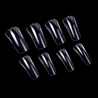 TSZS Nouveaux pieds de canard longs Faux ongles Conseils Marque privée Couverture complète Extension Français Acrylique XL Canard Ongles Conseils Fournisseurs