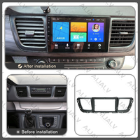 Kit de Marco para Estéreo de Auto con Pantalla Táctil Android de 9'' Doble DIN, GPS, DSP, Amplificador, Montaje en Tablero RGB, Ranura para Tarjeta SD para SAIC
