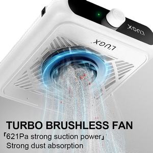 Aspiradora de Polvo <span class=keywords><strong>para</strong></span> <span class=keywords><strong>Uñas</strong></span> Recargable, Potente, de 4000 RPM, Color Rosa, <span class=keywords><strong>para</strong></span> Manicura en Escritorio - Product Image 2