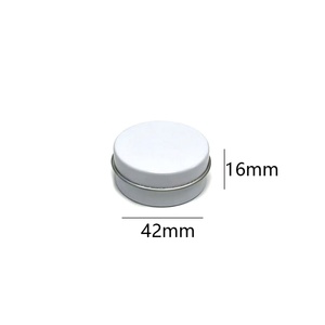 Boîte à rouge à lèvres en fer blanc mini format, impression quadricolore, conteneur métallique portable de 10g pour baume à lèvres, autocollants et échantillons cosmétiques – Vente en gros - Product Image 2
