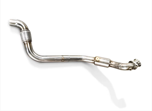 SS304 T304 downpipe ท่อไอเ<span class=keywords><strong>ส</strong></span>ีย<span class=keywords><strong>ส</strong></span>ำหรับ Ford Mustang EcoBoost 2013-2018 2.3T ประสิทธิภาพการไหลสูงโดยตรง BOLT-ON Upgrade - Product Image 4
