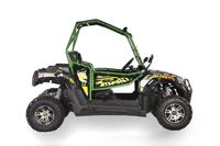 Fangpower Youth Side by Side 4x2 tout-terrain, moto à 4 roues, 250cc, UTV de course, buggy des dunes, mini quad, 250cc UTV pour enfants