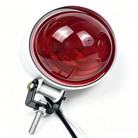 Feu de signalisation LED stroboscopique 12W rouge et bleu, lampe de détresse, boîtier ABS, IP65, support en acier inoxydable, lumière de sécurité pour chariot élévateur et VTT