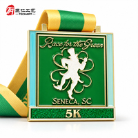 Médailles personnalisées en métal pour le marathon, médailles de récompense pour les courses de 5 km, course pour enfants, course aquatique, course de la Saint-Patrick.