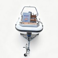 Bateau pneumatique semi-rigide en aluminium sur mesure 390 (13 pieds) avec certificat CE – Embarcation agile pour sports nautiques et aventures côtières