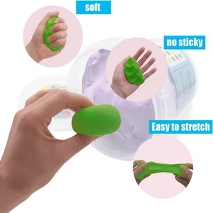 Pâte à modeler à séchage à l'air JITENG, ultra-légère, <span class=keywords><strong>douce</strong></span>, magique, pâte à modeler DIY, couleurs primaires pour adultes, kit d'art et d'artisanat - Product Image 2