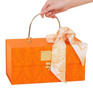 Scatola <span class=keywords><strong>Regalo</strong></span> <span class=keywords><strong>in</strong></span> <span class=keywords><strong>Legno</strong></span> Premium con Manico per Bomboniere, Confezione di Lusso Multicolore per Festival e Celebrazioni - Product Image 3