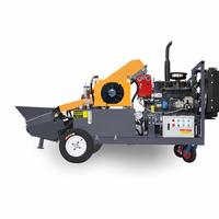 Pompe à béton mini diesel portable TCYT – Prix des pompes à béton