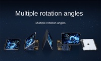 Étui Clavier Magique IFacemall pour iPad 10e Génération 10,9 pouces, Rotation à 360°, Sans Fil, Léger, Fin et Tendance, Housses de Tablette