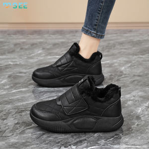 SeeMore-Botas de Nieve Cálidas con Forro Polar para <span class=keywords><strong>Mujer</strong></span>, Calzado Transpirable para Deportes al Aire Libre, Venta Al por Mayor - Product Image 5