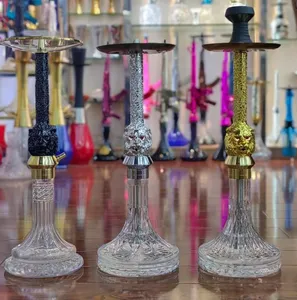 Bán buôn kích thước lớn Hợp kim nhôm Shisha hookah Set với các phụ kiện