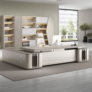 Odern Luxury xxecutive ffffice esesk urable elamina ooard urniture para CEooss SS Anel ooooden tytyle aptop able - Product Image 3