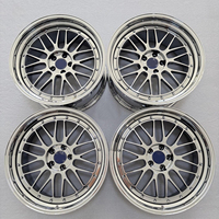 Juego de 2 Ruedas Deportivas Forjadas de 18 19 20 21 Pulgadas, 5x112 5x114.3 5x120, Llantas Cromadas para BMW M3 M4 E30 E36 Benz Audi Nissan Subaru LM