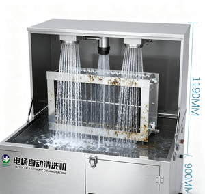 Коммерческая трехфазная машина для очистки электростатических ячеек, корпус из нержавеющей стали 304, автоматический шкаф, электростатический очиститель, щелочной - Product Image 2