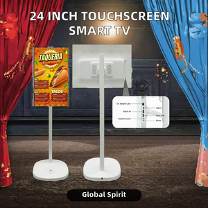 24 Inch <b>Smart</b> Digital Signage <b>TV</b> Touch Screen LCD Monitor Android 1080P <b>Portable</b> Rotating Display - Product Image 2