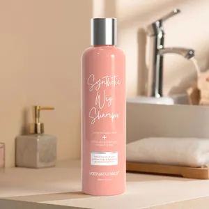 Private Label pulisci l'accumulo Shampoo per parrucche sintetiche facile da usare