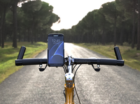 Support de téléphone portable universel en alliage d'aluminium pour guidon de vélo, scooter, moto, support réglable pour téléphone portable