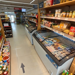 Congélateur d'îlot commercial personnalisable, vitrine de supermarché, congélateur d'îlot - Product Image 4