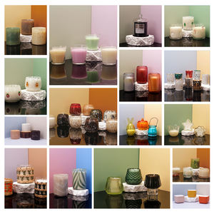 Velas Aromáticas de Cera de Soja de Lujo al por Mayor, Frascos de Metal Dorado, Regalo de Navidad, Aroma a Tabaco de La Habana, Respetuosas con el Medio Ambiente, sin Llama - Product Image 5