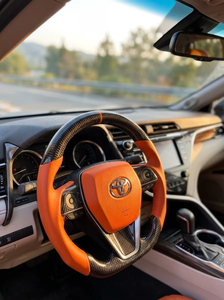 <span class=keywords><strong>พวงมาลัย</strong></span>คาร์บอนไฟเบอร์แท้แบบกำหนดเองสำหรับ <span class=keywords><strong>Toyota</strong></span> Camry <span class=keywords><strong>พวงมาลัย</strong></span>สปอร์ตอะไหล่ทดแทน - Product Image 2