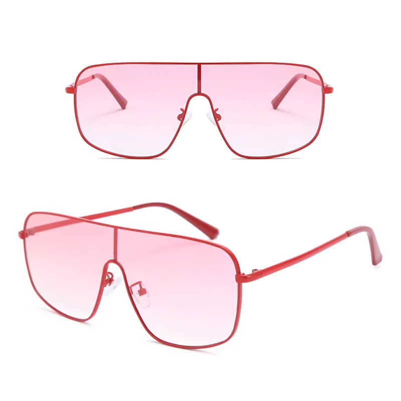 New Fashion retro big frame sun glasses personality metal sunglasses for women