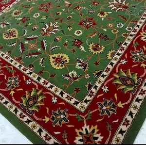 Tapis à motifs floraux de style traditionnel 8x10 pour adolescents Tapis de couloir rectangulaire tissé pour pique-nique de prière - Product Image 3