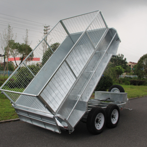 Horse Trailer Hot Sales 8X5 10X5 10X6 Galvanized Hydraulic Tipper / Horse /car/farm/truck Trailer
