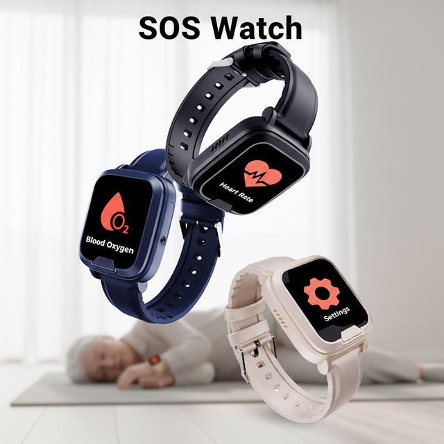 EV06 Kids/Elderly SOS Watch with Medication Reminder 4G GPS Wi-fi Smart Watch Elderly Fall Down Alarm Watch GPS Tracker Locator