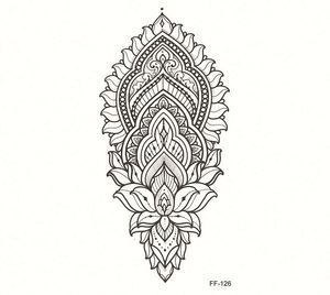 Tinta de Tatuaje Temporal Impermeable para Hombres y Mujeres, Pegatinas Realistas para Arte Corporal, Cubren Cicatrices, Diseños de Alas, Larga Duración, Sin Brillo - Product Image 3
