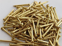 1.2mm 1.5mm 2.0mm 2.8mm Pur Clou De Cuivre En Laiton À Tête Ronde Ongles