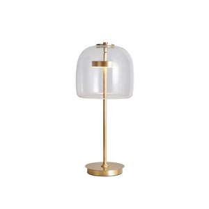 Copper Nordic Modern Minimalist Glass Desk Lamp Luxury Decorative <b>Table</b> Light Bedroom <b>Bedside</b> <b>LED</b> <b>Table</b> Lamp - Product Image 3