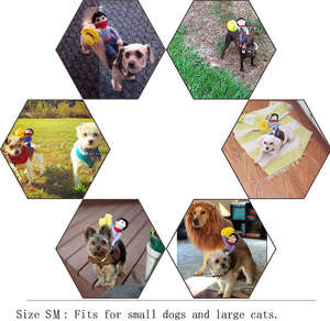 Disfraz Divertido de Vaquero Ecológico de Poliéster con Dibujos Animados para Perros y Gatos, Ropa para Perros para Fiestas de Primavera/Verano y Disfraces - Product Image 6