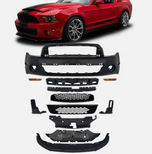 Cubierta de Parachoques Delantero Estilo GT500 con Rejilla para Ford <span class=keywords><strong>Mustang</strong></span> 2010-<span class=keywords><strong>2014</strong></span>, Venta Directa de Fábrica - Product Image 1