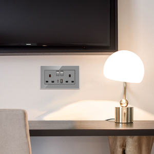 Bingoelec UK Standard <strong>USB</strong> Type <strong>C</strong> Electric Button <strong>Switch</strong> Wall Socket 13A Power Outlet - Product Image 4