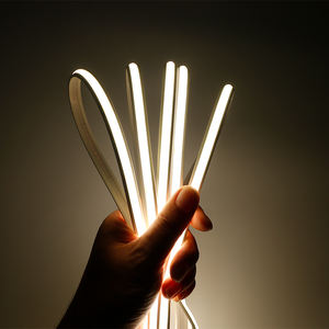 Bandes <span class=keywords><strong>LED</strong></span> Cob haute densité flexibles super lumineuses de haute qualité 24v pour profil de plafond pop 12v 10mm 480led Cob <span class=keywords><strong>Led</strong></span> Neon Light - Product Image 3