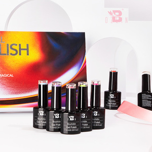 Ensemble de vernis à ongles gel <span class=keywords><strong>holographique</strong></span> couleurs marque privée Kit de vernis à ongles gel UV Halal avec nuancier Nail Art ensemble de vernis gel UV - Product Image 5