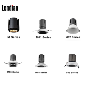 Nhà máy thiết kế độc đáo nhôm IP44 9 12 15 Watt COB trần LED xuống phần ánh sáng nhà ở Spotlight điều chỉnh vuông Downlight - Product Image 5