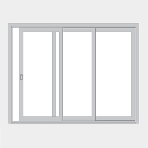 Porte coulissante à double ouverture <span class=keywords><strong>en</strong></span> aluminium, porte intérieure <span class=keywords><strong>en</strong></span> verre aluminium PT / Pd pour cuisine et salle de bain - Product Image 3