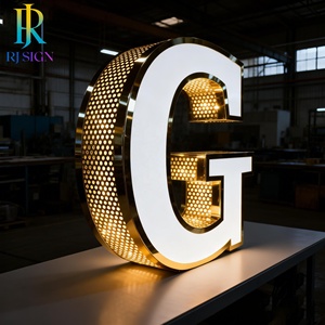 Letrero LED 3D Estable con Iluminación Frontal Personalizable para Empresas y Hospitales, Uso en Interiores/Exteriores, Parques, Museos, Bibliotecas, Galerías de Arte - Product Image 3
