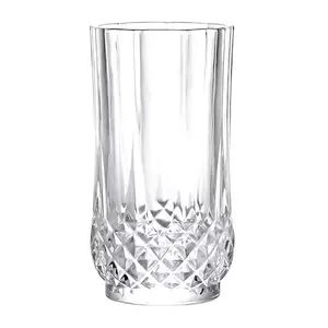12オンス10オンス水ガラスカップジュース飲用ホテルダイヤモンドカットパターンハイボールガラス