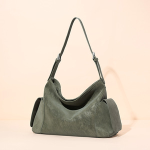 New Luxury Genuine Leather Women's <b>Shoulder</b> <b>Bags</b> Crossbody <b>Bags</b> Casual Fashion High Quality Cowhide Suede Leather <b>Ladies</b> <b>Bags</b> - Product Image 1